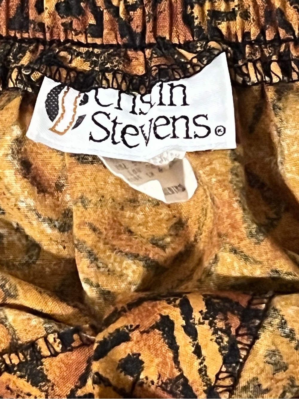 Women's Patterned Midi Skirt - Flared Boho Cristin Steven’s - Picture 4 of 7